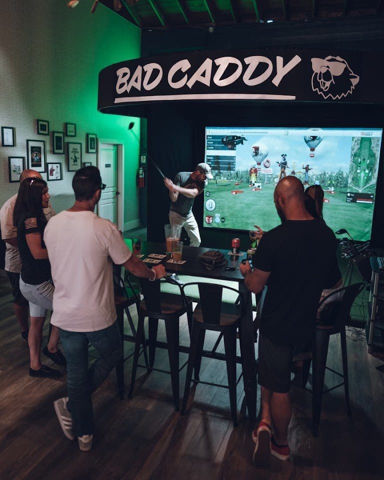 Inside Bad Caddy Golf - indoor golf in Salt Lake City, UT