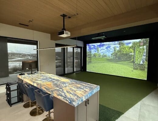 Indoor Golf Launch