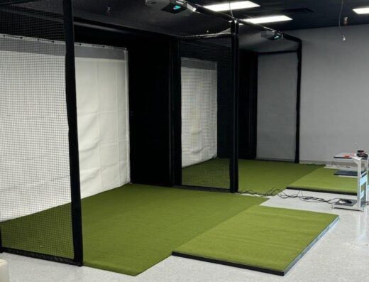 Inside Tee Box Golf Studio - indoor golf in Frederick, MD